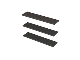Hanah Home Boss Estantería de Pared Antracita Escandinava 60x18x14.5 cm